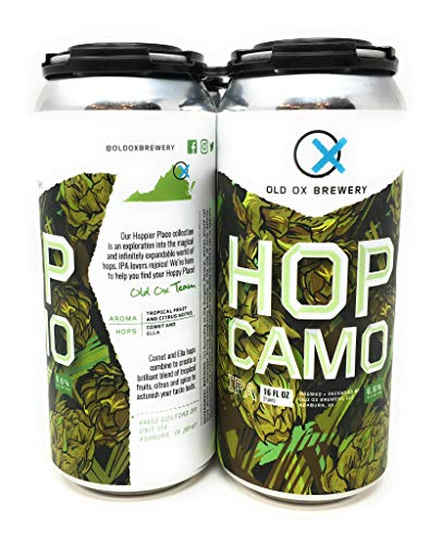 Algopix Similar Product 15 - OLD OX BREWERY Hop Camo Juicy IPA 4pk
