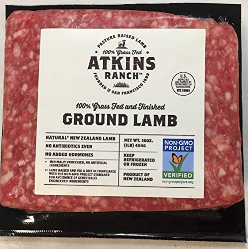 Algopix Similar Product 4 - Atkins Ranch Ground Lamb, 1lb