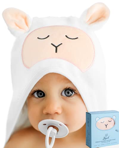 Algopix Similar Product 9 - Premium Bamboo Hooded Baby Towel 