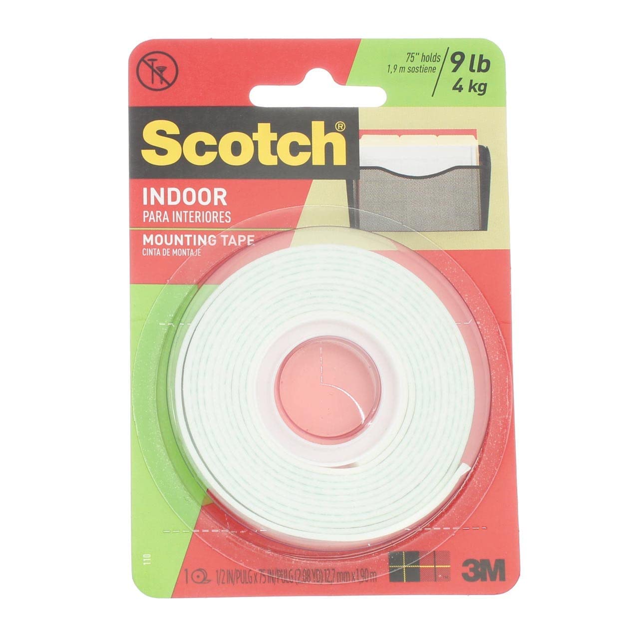 Algopix Similar Product 10 - Scotch Indoor Mounting Tape White 05