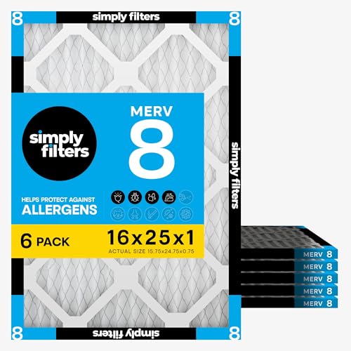 Algopix Similar Product 14 - Simply 16x25x1 Air Filter MERV 8 6