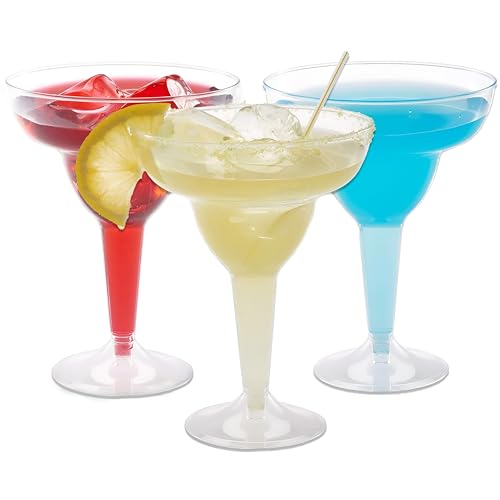 Algopix Similar Product 7 - Prestee 50 Clear Plastic Margarita