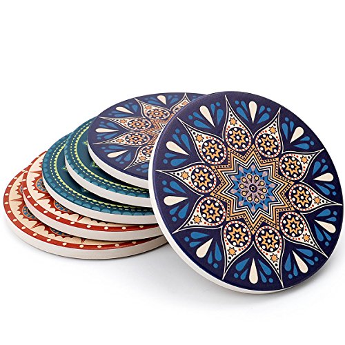 Algopix Similar Product 14 - Teocera Drink Coasters Mats  Moisture