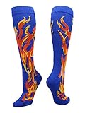 Algopix Similar Product 16 - MadSportsStuff Flame Socks Athletic