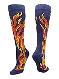 Algopix Similar Product 15 - MadSportsStuff Flame Socks Athletic