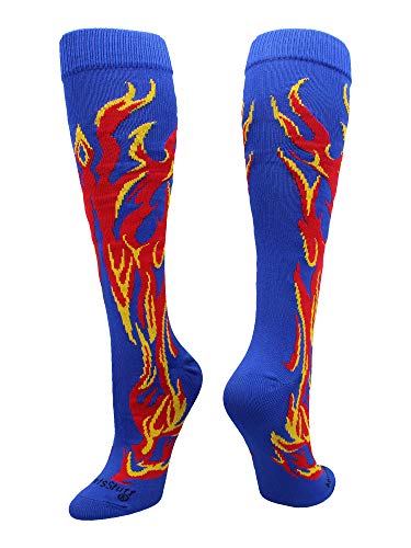 Algopix Similar Product 11 - MadSportsStuff Flame Socks Athletic