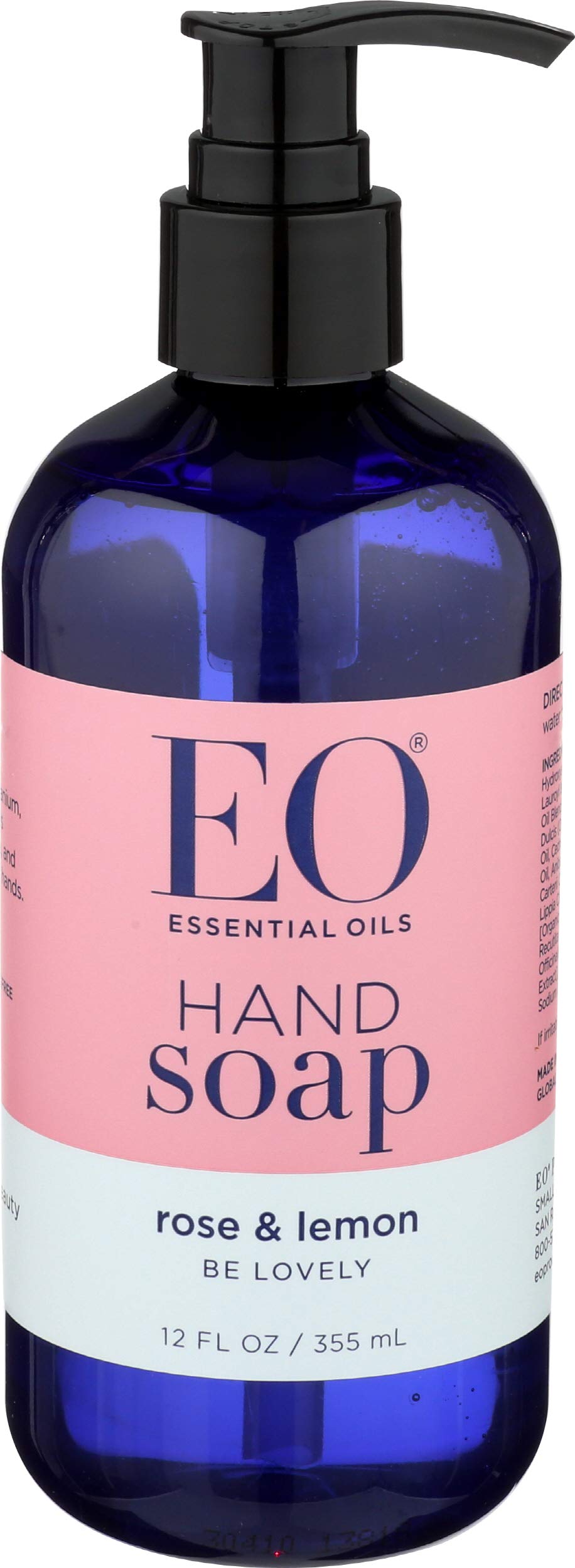 Algopix Similar Product 20 - EO Rose & Lemon Hand Soap, 12 FZ