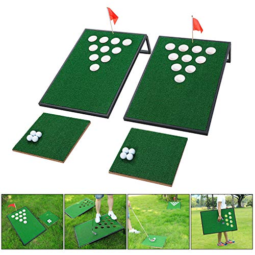 Algopix Similar Product 11 - OOFIT Golf Chipping Cornhole Set