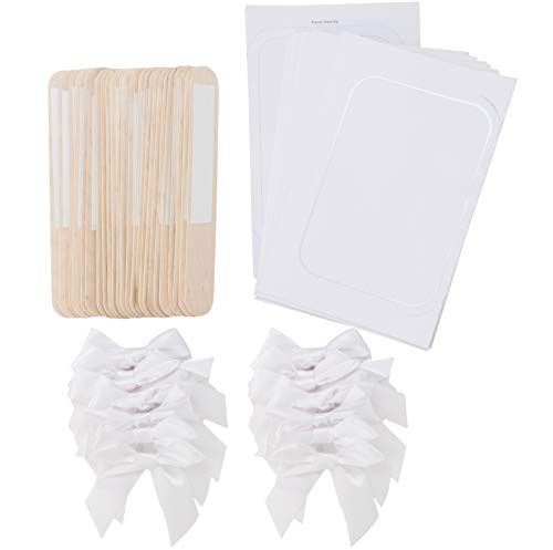 Algopix Similar Product 10 - Simplicity White Wedding Fan Kit 24pc