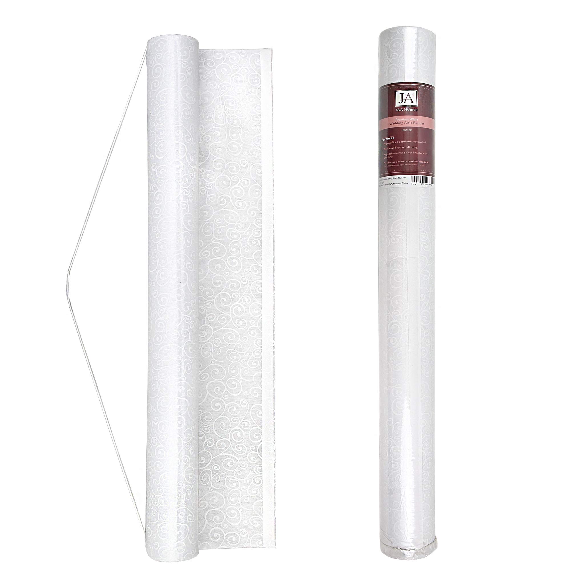 Algopix Similar Product 20 - JA Homes White Wedding Aisle Runner 3