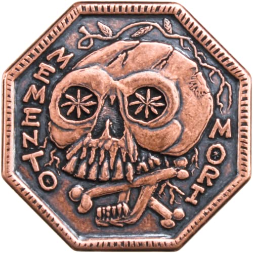 Algopix Similar Product 8 - Memento Mori Copper Reminder Coin