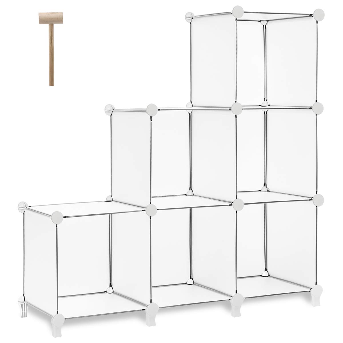 Algopix Similar Product 7 - TomCare Cube Storage 6Cube Bookshelf