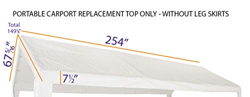 Algopix Similar Product 6 - Impact Canopy Replacement Top for 10X20