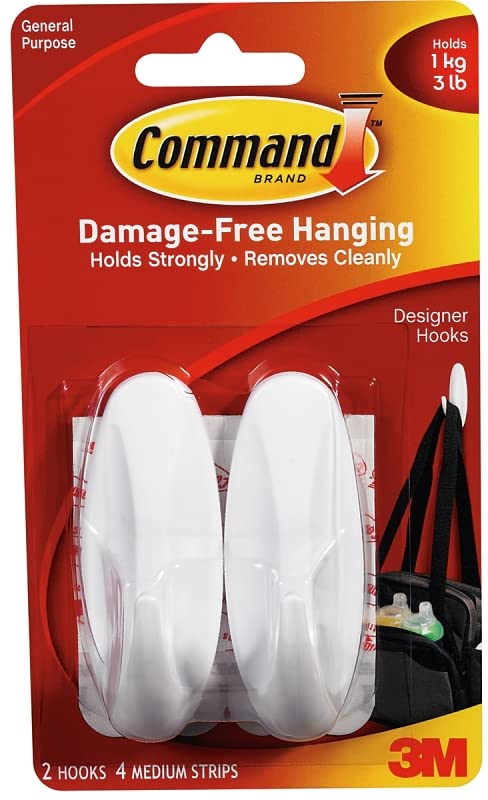 Algopix Similar Product 15 - 3M 17081ES 2Ct Medium Hook  Quantity