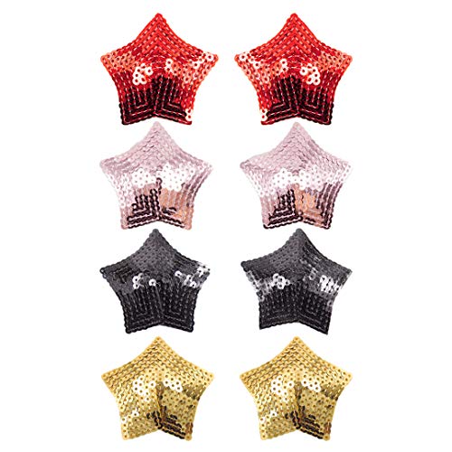 Algopix Similar Product 19 - Naimo 4 Pairs Womens Sexy Sequin Star