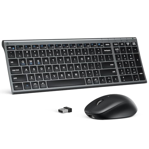 Algopix Similar Product 7 - iClever GK03 Wireless Keyboard and