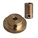 Algopix Similar Product 9 - CNBTR 6MM Hole Dia Brass Gear Shaft 