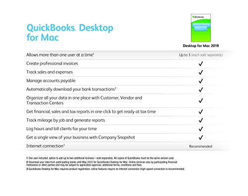 Algopix Similar Product 10 - QuickBooks Desktop for Mac 2019 MAC