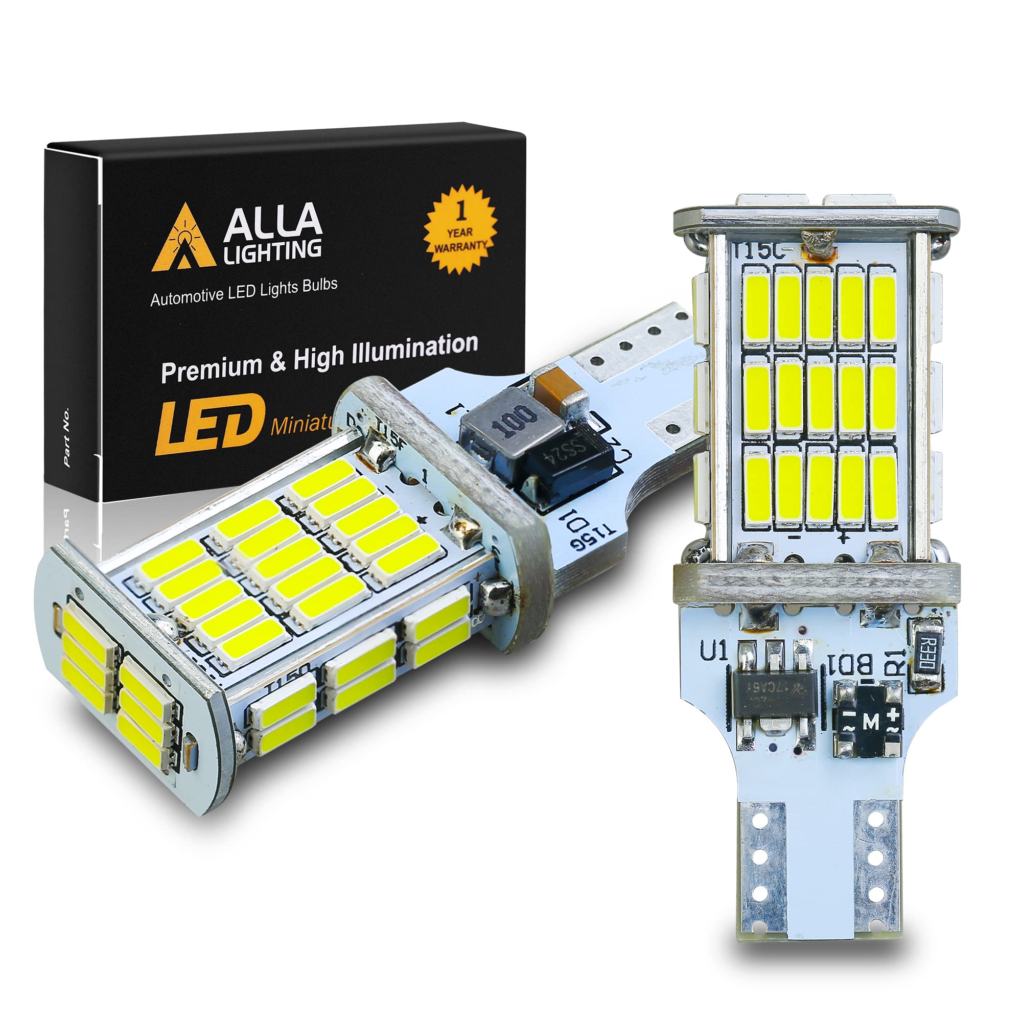 Algopix Similar Product 19 - Alla Lighting T10T15 912 921 W16W LED