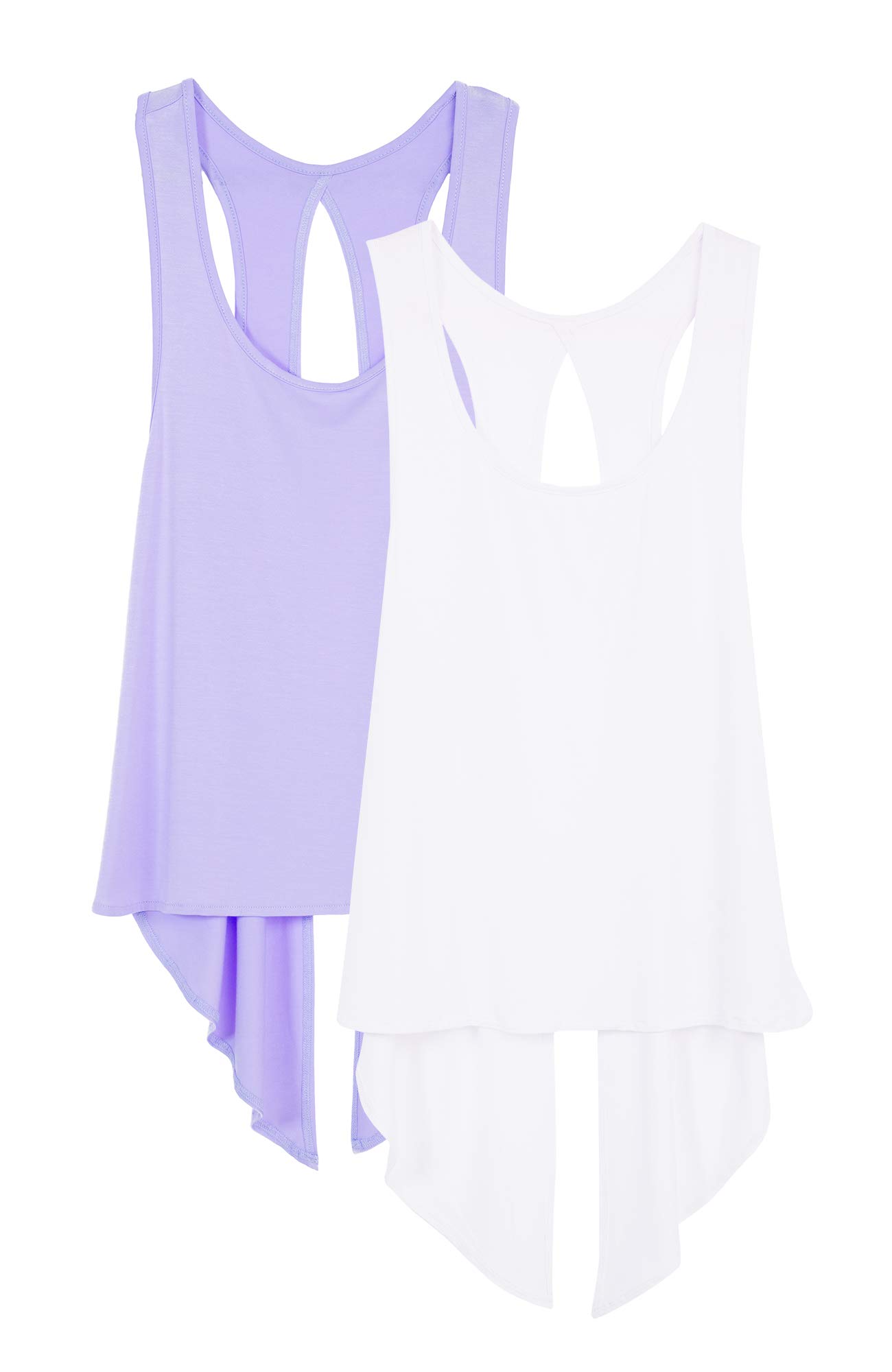 Algopix Similar Product 19 - icyzone Tie Back Yoga Tops for Women