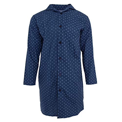 Algopix Similar Product 16 - harvey james Mens Woven Nightshirt