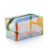 Algopix Similar Product 6 - Holographic Makeup Bag Iridescent