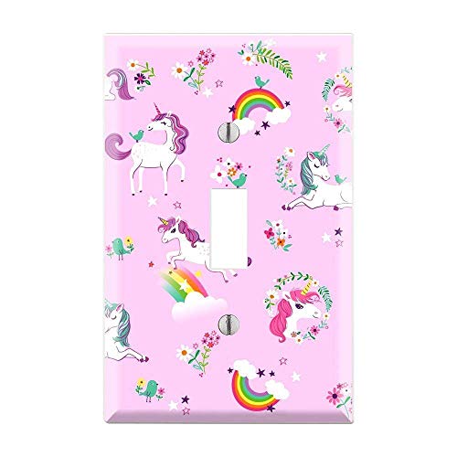 Algopix Similar Product 17 - UNICORN Light Switch Cover Unicorn