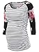 Algopix Similar Product 13 - Jezero Maternity Baseball Crew Neck