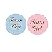 Algopix Similar Product 1 - 80 PCS Gold Gender Reveal Stickers Team
