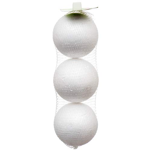 Algopix Similar Product 18 - New 375099 Foam Ball 3 3 Ct White