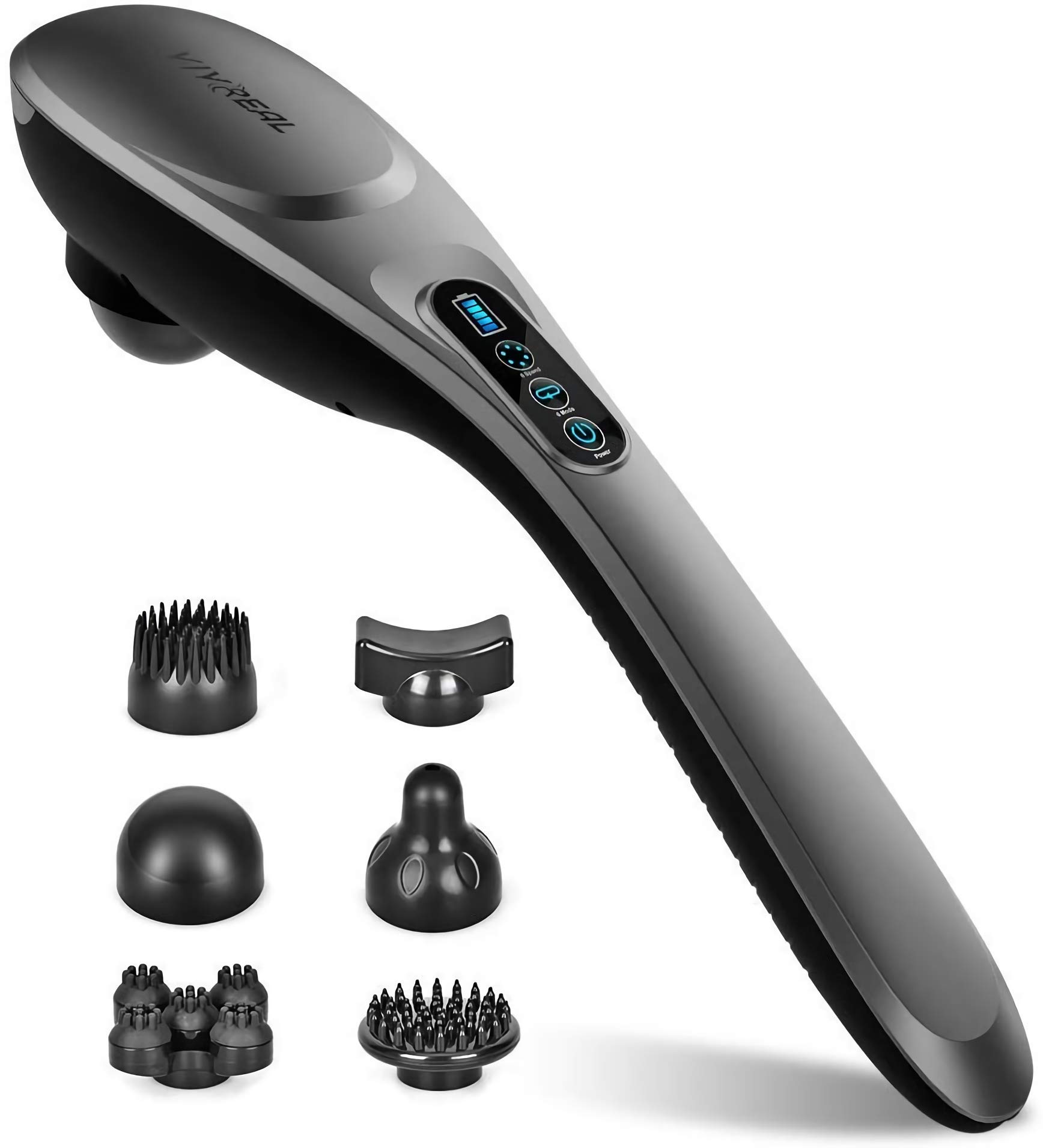 Algopix Similar Product 3 - VIVREAL Handheld Massager 6 Speeds