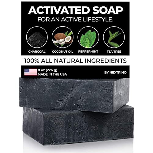 Algopix Similar Product 10 - Activated Charcoal Tea Tree Soap with