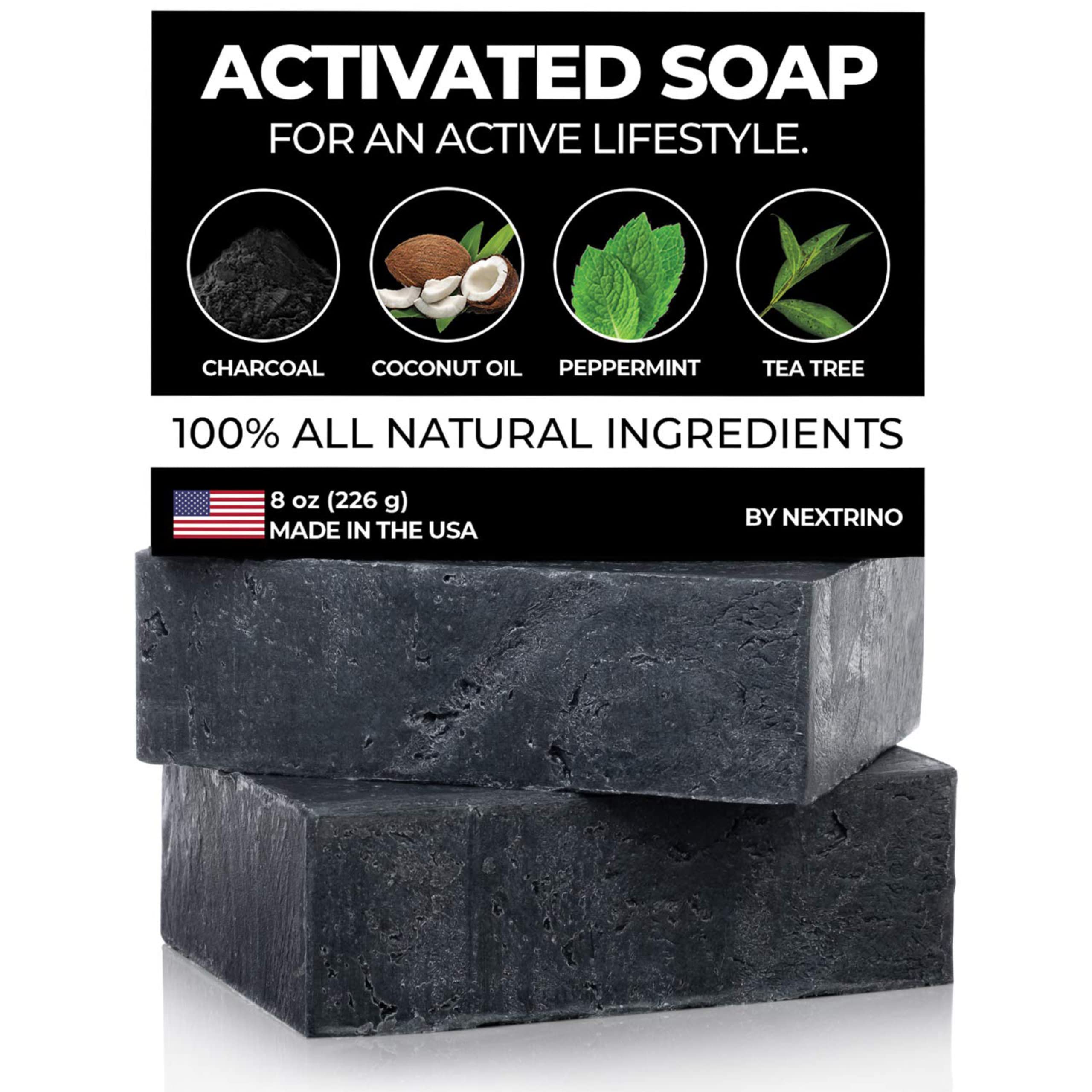 Algopix Similar Product 2 - Activated Charcoal Tea Tree Soap with