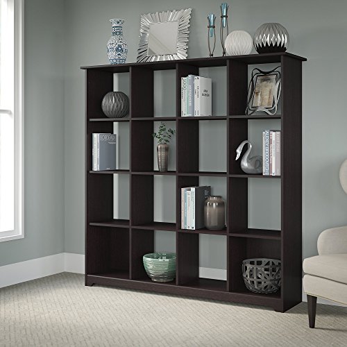 Algopix Similar Product 9 - Bush Furniture Cabot 16 Cube Bookcase
