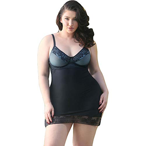 Algopix Similar Product 5 - Plus Size BlueLaLa Chemise Set