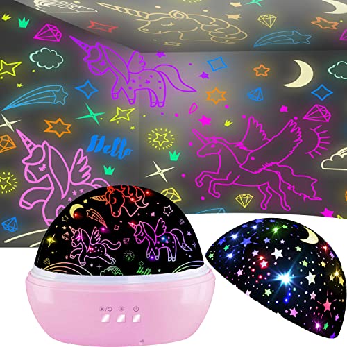 Algopix Similar Product 11 - Night Light for KidsGirls Unicorns and