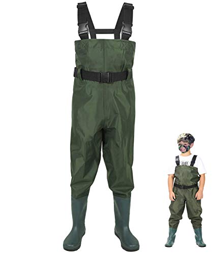 Algopix Similar Product 13 - LANGXUN Hip Waders for Kids