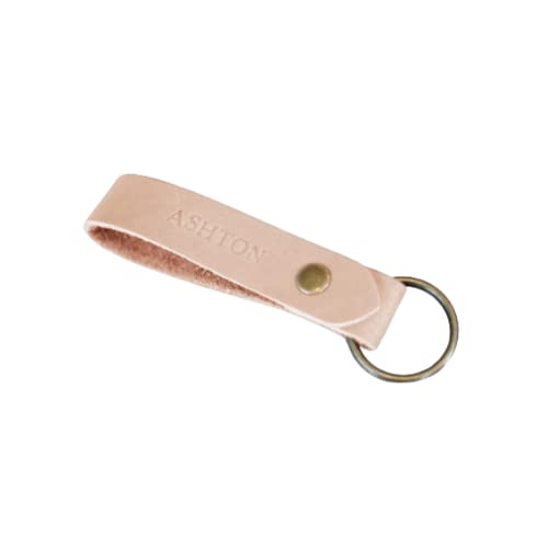 Algopix Similar Product 7 - Leather Keychain Embossed with Your