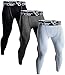 Algopix Similar Product 9 - Defender Compression Pants Men Under
