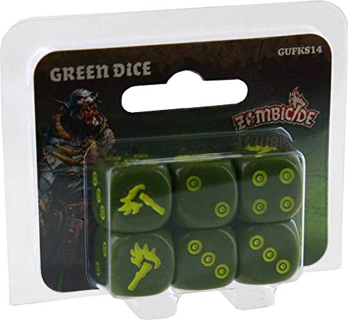 Algopix Similar Product 17 - Guillotine Games Zombicide Green Dice