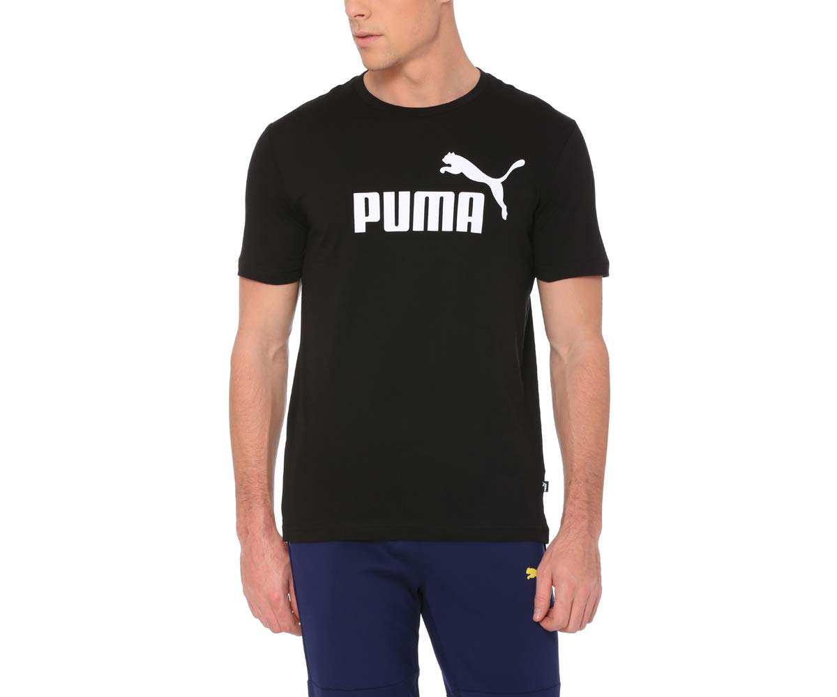 Algopix Similar Product 17 - PUMA Essentials Logo Tee - Small - Black