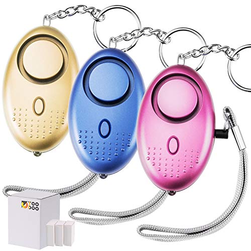 Algopix Similar Product 14 - TOODOO Personal Alarm 3 Pack Safesound