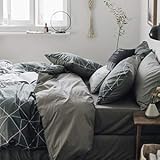 Algopix Similar Product 10 - HIGHBUY 100  Soft Cotton Grey Fitted