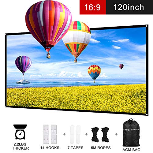 Algopix Similar Product 7 - Foldable Projector Screen AGM 169 HD