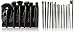 Algopix Similar Product 1 - Pivoine Cosmetic Brush 23 Pieces With