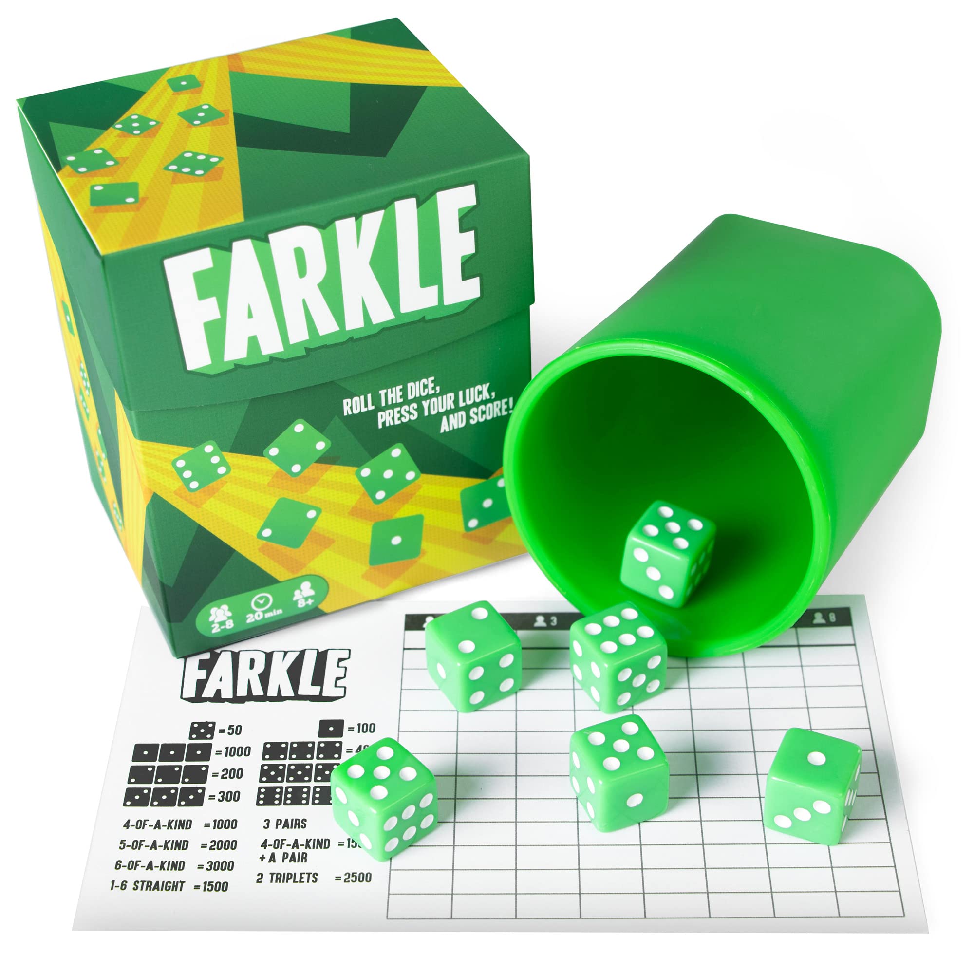 Algopix Similar Product 16 - Farkle The Family Dice Game  Fun Dice