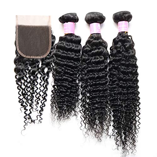 Algopix Similar Product 5 - Brazilian Virgin Hair Deep Wave Bundles