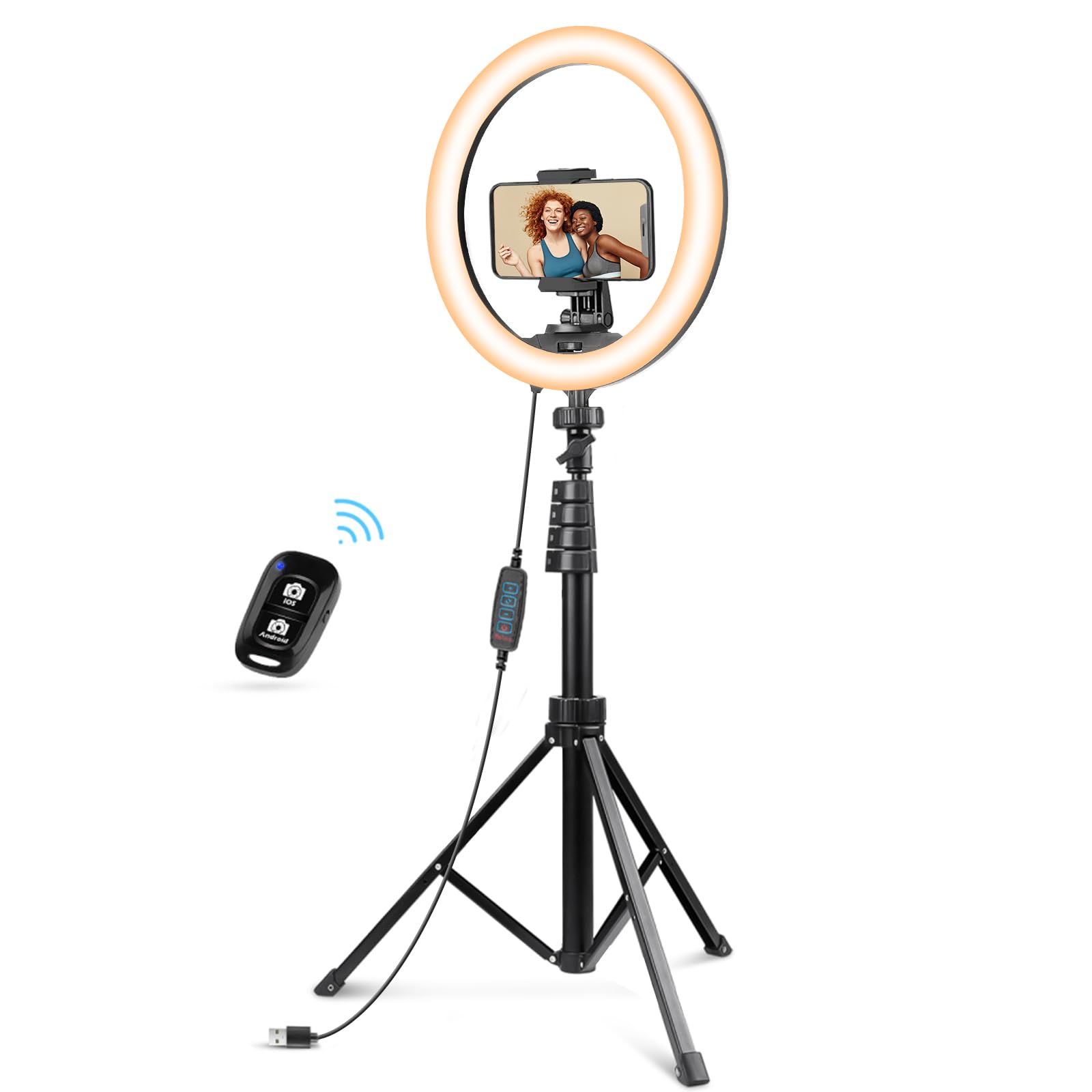 Algopix Similar Product 12 - UBeesize Selfie Ring Light with Tripod