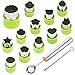 Algopix Similar Product 4 - TIMGOU 12 Pcs Vegetable Fruit Cutter