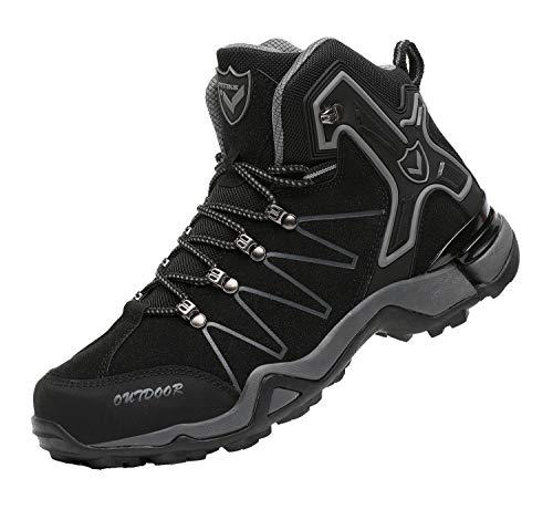 Algopix Similar Product 18 - Elaphurus Mens Snow Boots Mid Trekking